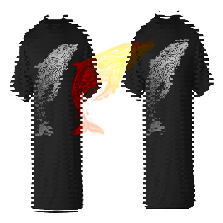 ザトウクジラ ネイティブ ハワイアン ハワイアン トライバル Tシャツ