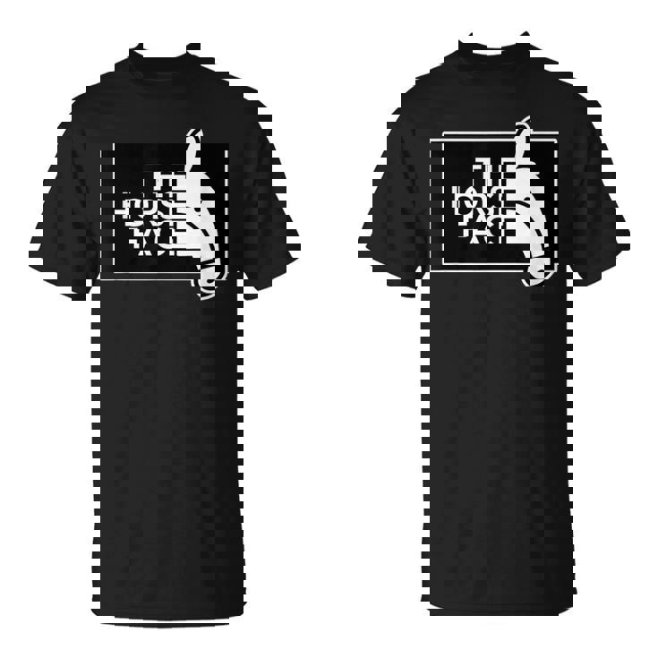 ザ・ホース・フェイス The Horse Face 午年 馬【十二支 干支】2026年 ブランド パロディ Tシャツ