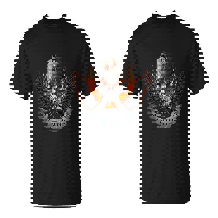 シナーヘビーメタルフライングv 長袖tシャツ Tシャツ