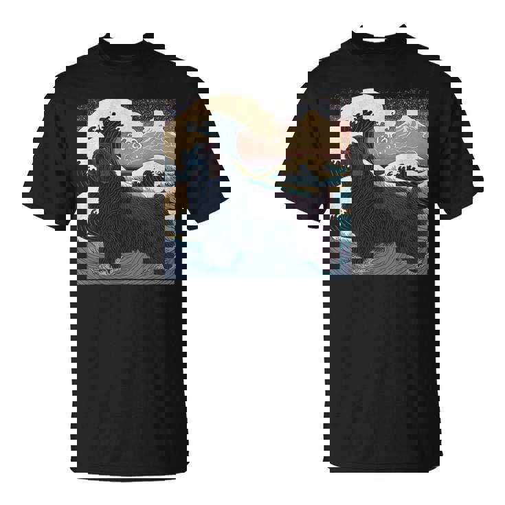 シュールレアリズム 日本画 ニューファンドランド 犬 Tシャツ