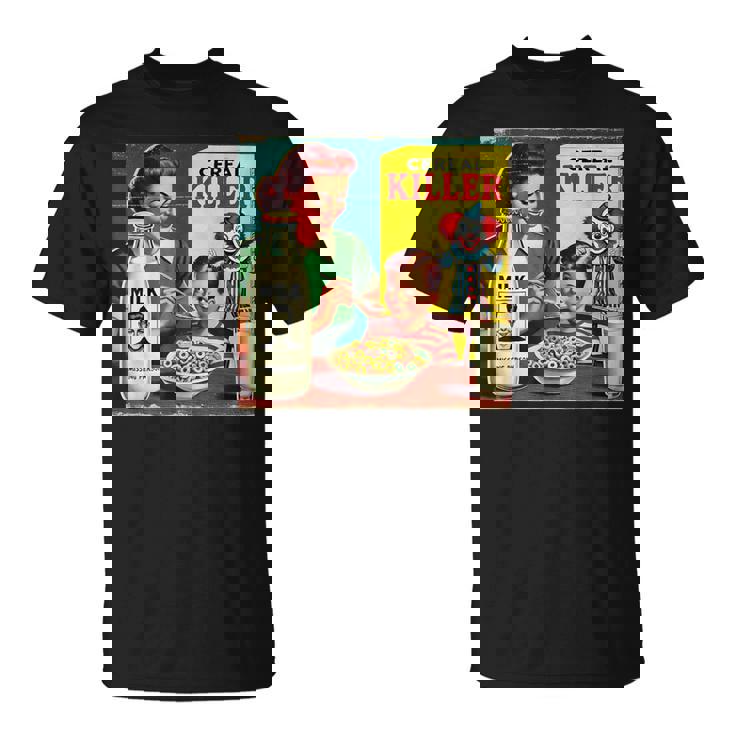 シリアルシリアルキラー音声しゃれミッドセンチュリー広告ユーモア Tシャツ