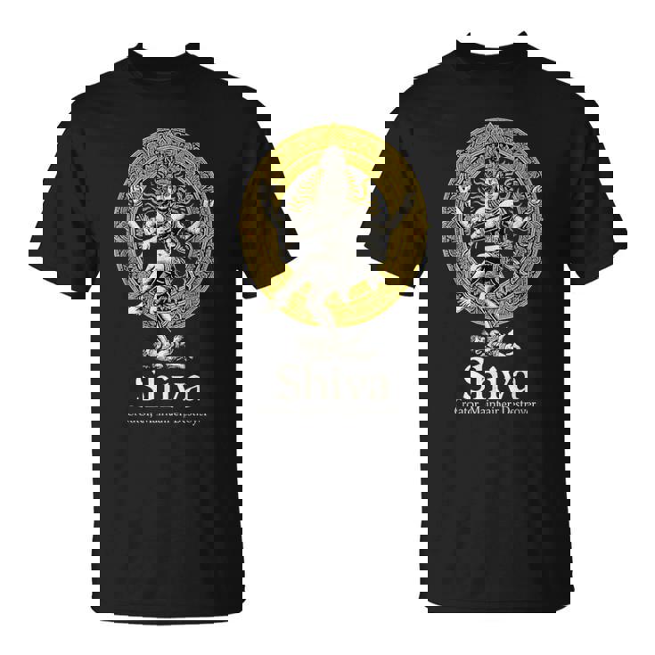 シヴァ クリエーター プリザーバー 駆逐艦 ナタラジャ ヒンドゥー ヴィンテージ Tシャツ