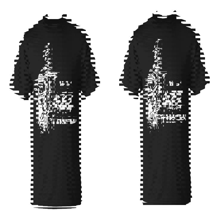 ジャズ・サックス レッツ・ジャズ・シング・アップlet's Jazz Thing Up 長袖tシャツ Tシャツ