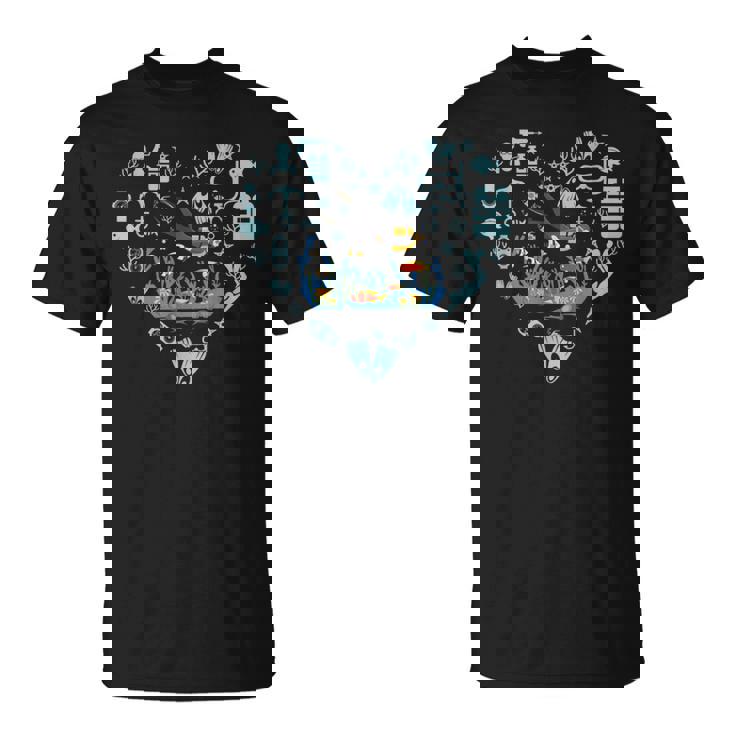 スキューバダイビング スキューバダイバーズ マスク 海 シュノーケリング タンク 酸素 Tシャツ