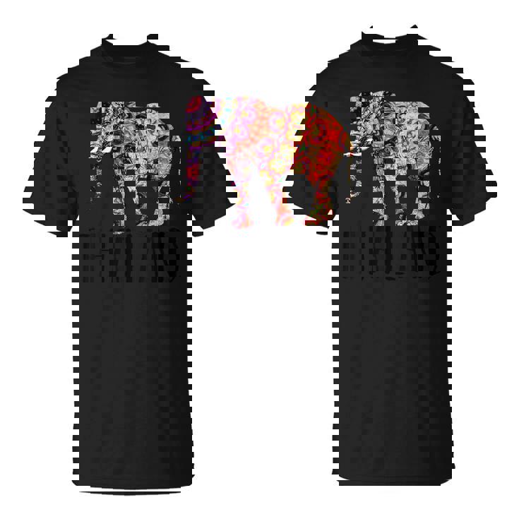 タイ象のお土産シャツ Tシャツ