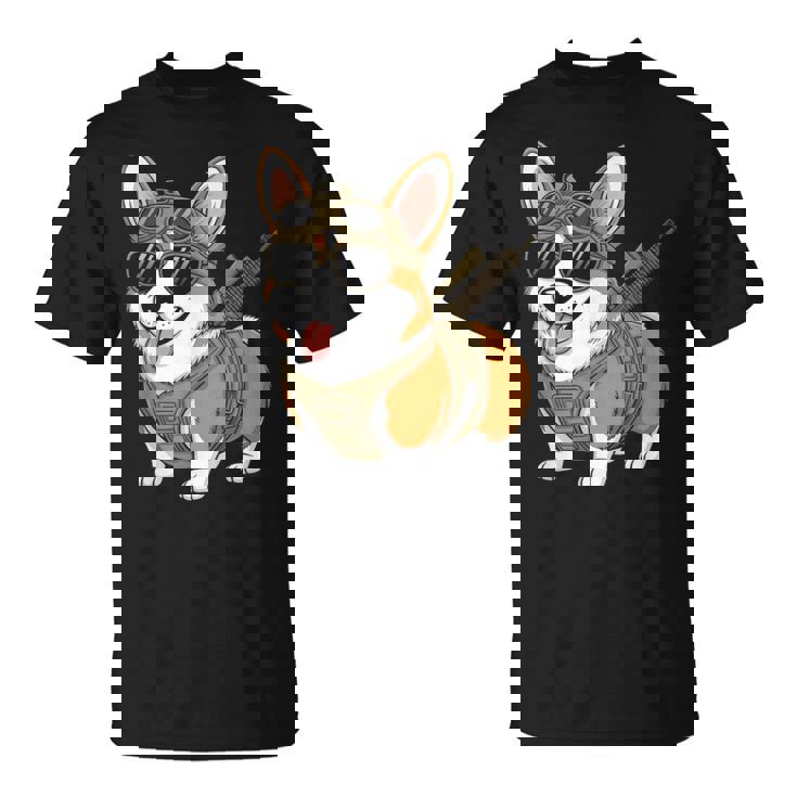 タクティカル コーギー 犬種 戦士 動物 しゃれ ミーム Tシャツ