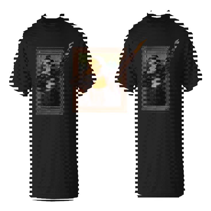 ダビング モナリザ 絵画 ラ・ジョコンダ Tシャツ