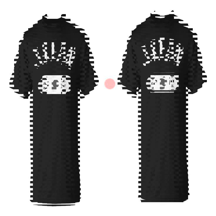 チームジャパンスケートボードジャージー日本国旗 Tシャツ