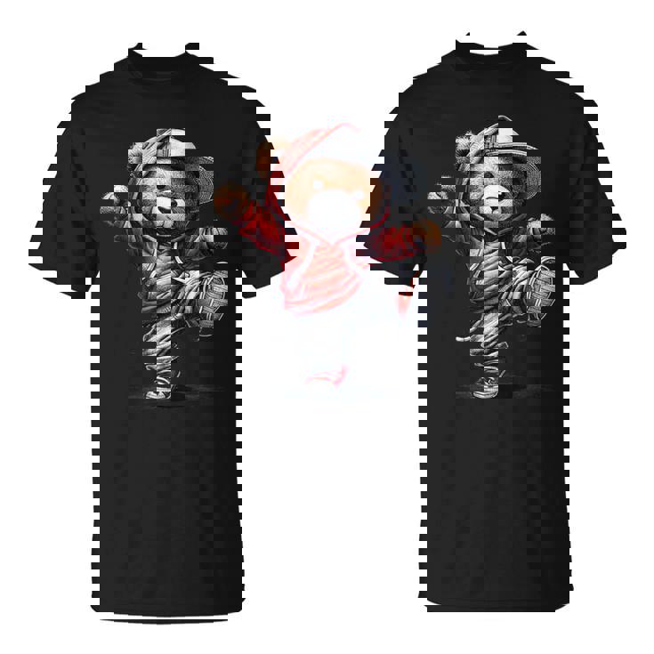テディ愛好家やキッズダンサーのための面白いクマ Tシャツ