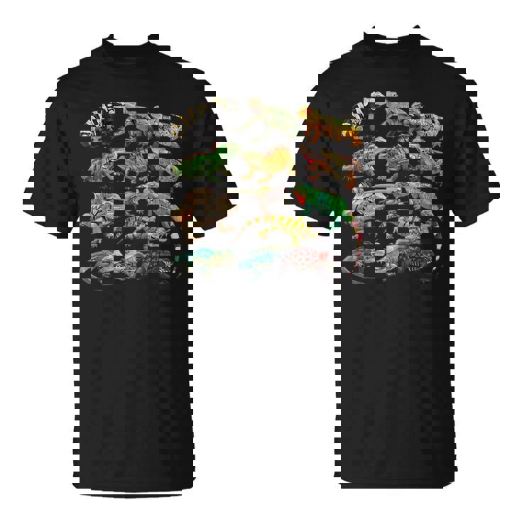 トカゲイグアナ クールな爬虫類タイプ – 男性、女性、男の子、女の子。 Tシャツ