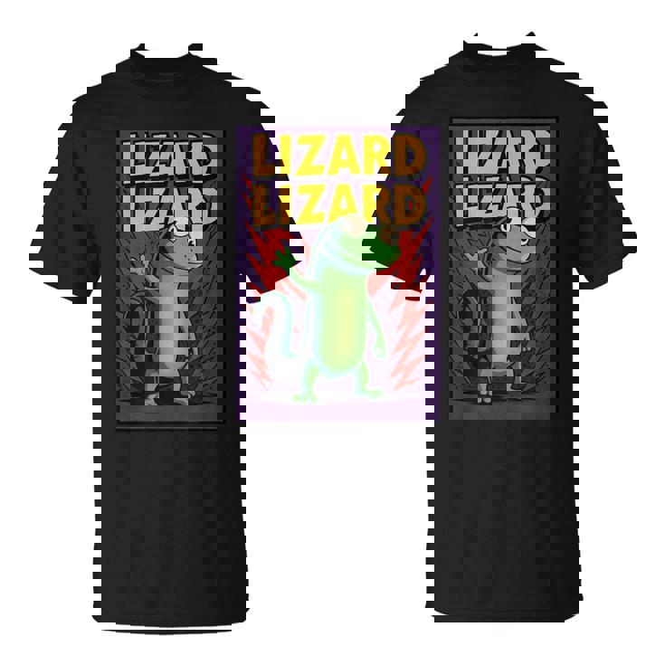 トカゲトカゲミームコミックポスター Tシャツ