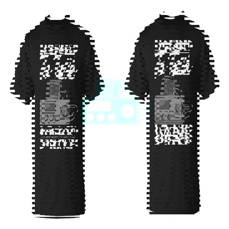 トークハム ラジオオペレーターアマチュア無線 ハム無線機許諾済 Tシャツ