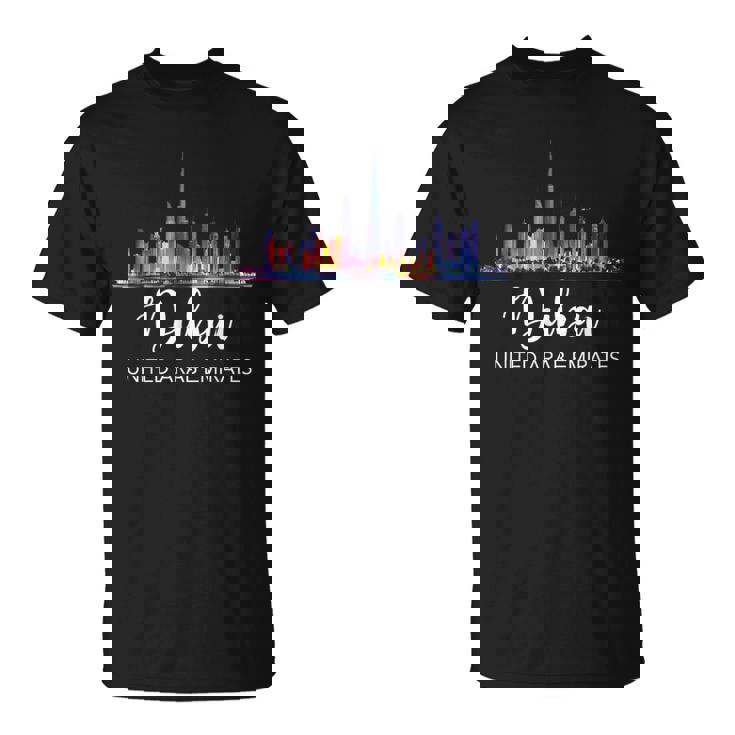 ドバイ お土産 スカイライン Uae アラブ首長国連邦 リマインダー Tシャツ