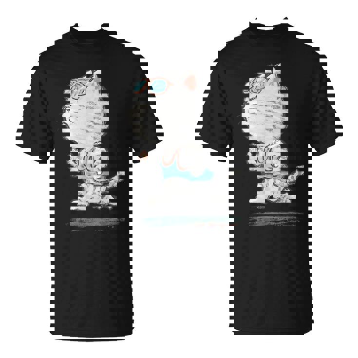 ネコ ねこ ランニング 子猫 ペット おもしろ 動物 ランナー イラスト Tシャツ