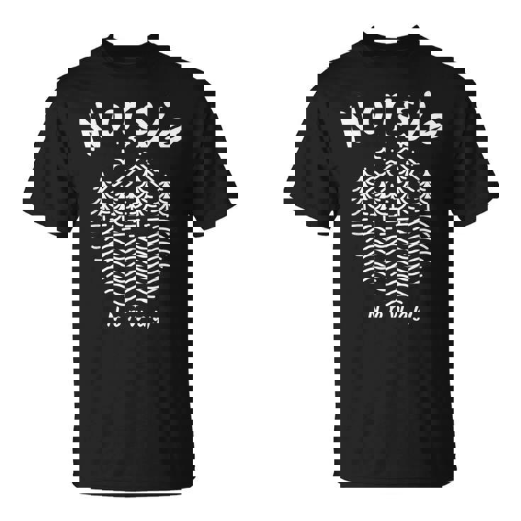 ノルウェー 湖 ノルウェー Tシャツ