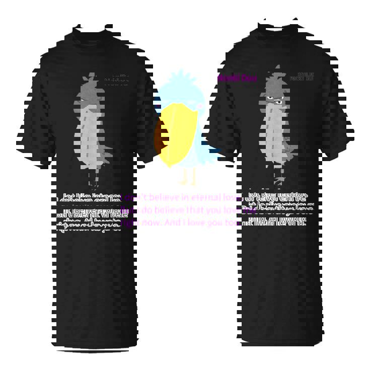 ハシビロコウlove Tシャツ