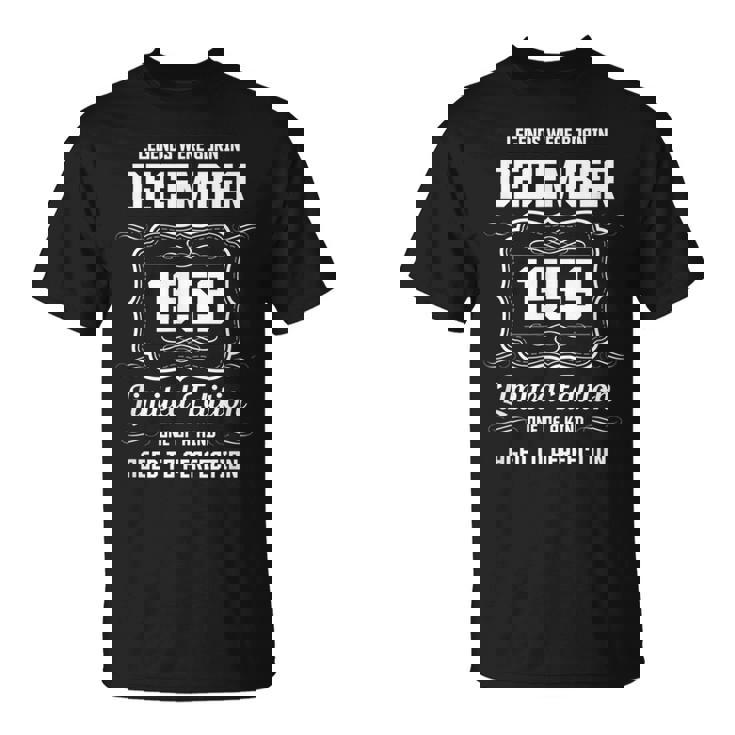 ハッピーバースデー 1959年12月 Tシャツ