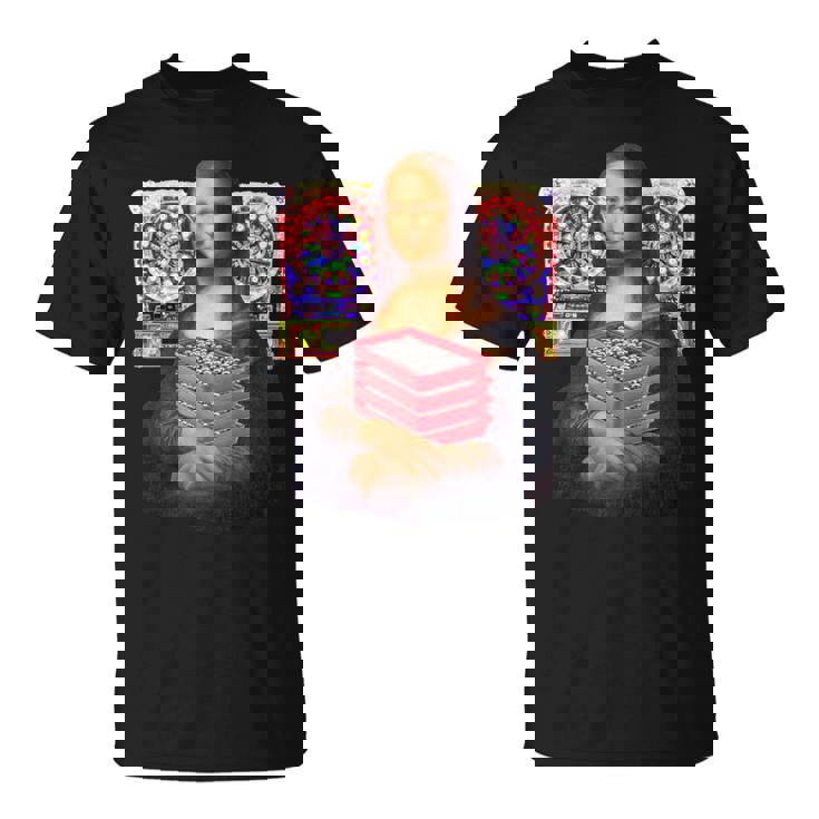 パチンカス 面白いtシャツ モナリザ パチンコ ギャンブル メンズ おもしろ 服 おもしろグッズ ネタ ウケ狙い 長袖tシャツ Tシャツ