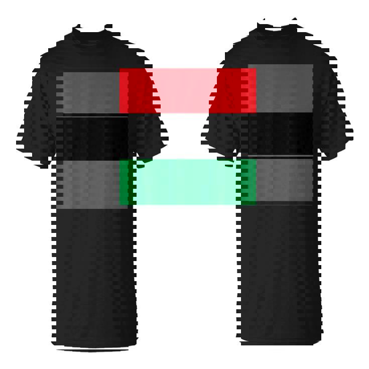 パンアフリカ国旗tシャツ Tシャツ