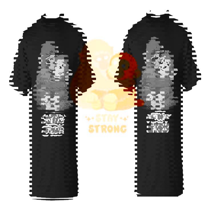 パンチパンチくん 寂しい動物園猿 Tシャツ