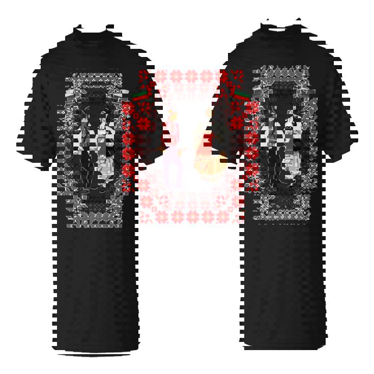 ブルガリアの伝統民族舞踊。ダンサー 長袖tシャツ Tシャツ