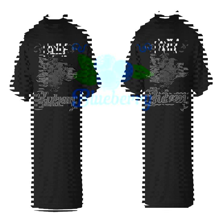 ブルーベリーフルーツ-アイ・アム・ア・ブルーベリー Tシャツ