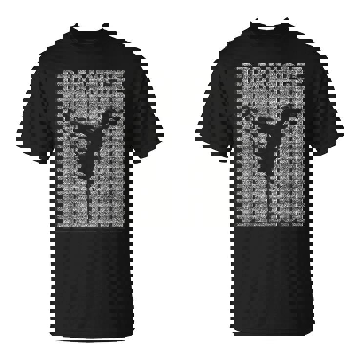 ブレイクダンス シャツ ヒップホップ ダンス イメージ シルエット ブレイクダンス Tシャツ