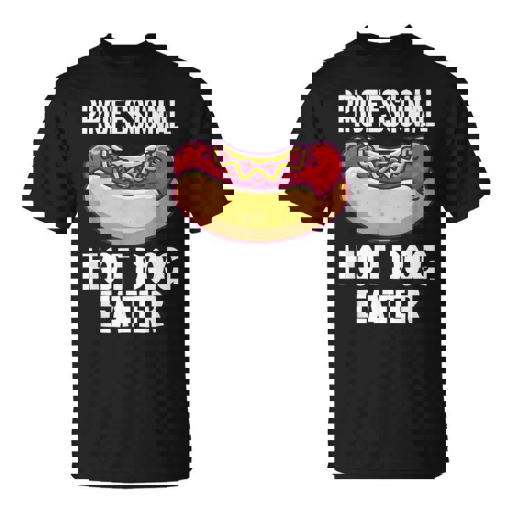 プロフェッショナルホットドッグイーターファニーホットドッグ Tシャツ