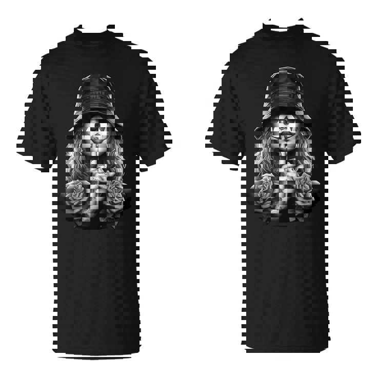 ペイサ・チカーナ アート タトゥー チカーノ チョラ チョロ ピエロ Tシャツ