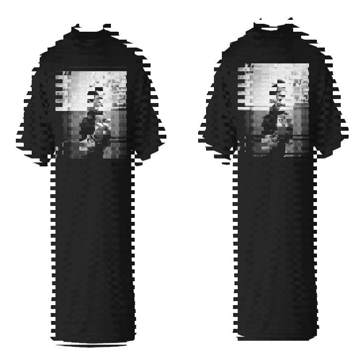 ボクサー マイク・タイソン ロンドンで ジェームズ・ティリス 対 フランク・ブルーノ Tシャツ