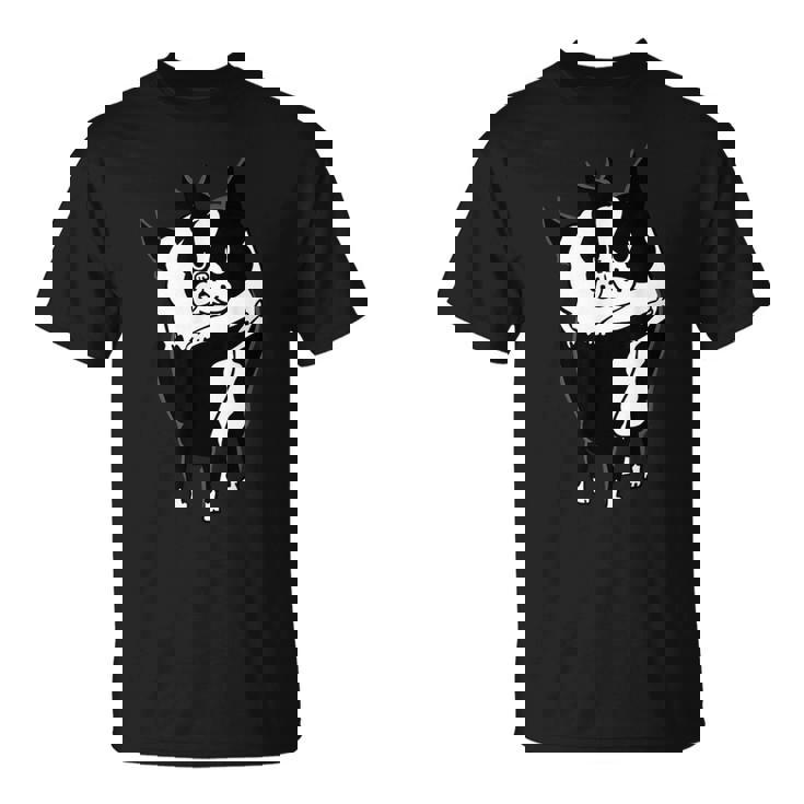 ボストンテリアハグ Tシャツ