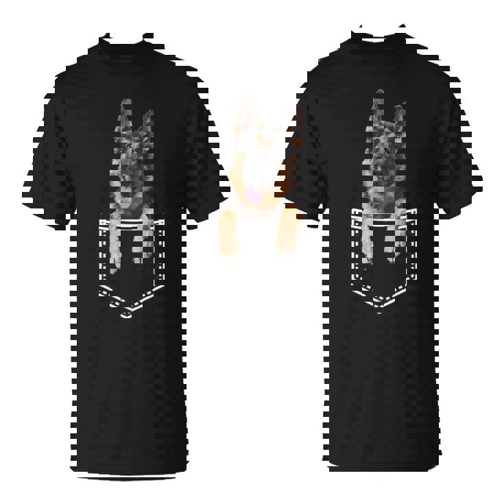 ポケットジャーマンシェパード Tシャツ
