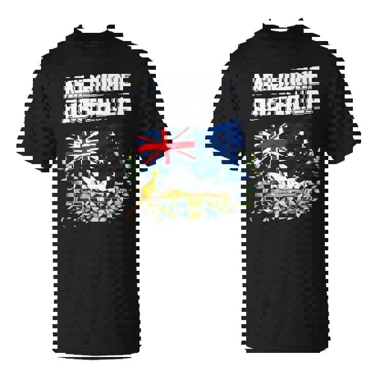 メルボルン オーストラリア お土産 オーストラリア国旗 カンガルーコアラ Tシャツ