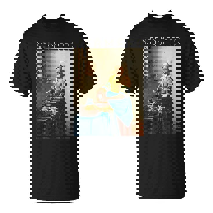 ヨハネス・フェルメール 芸術家のための芸術 ミルクメイド Tシャツ