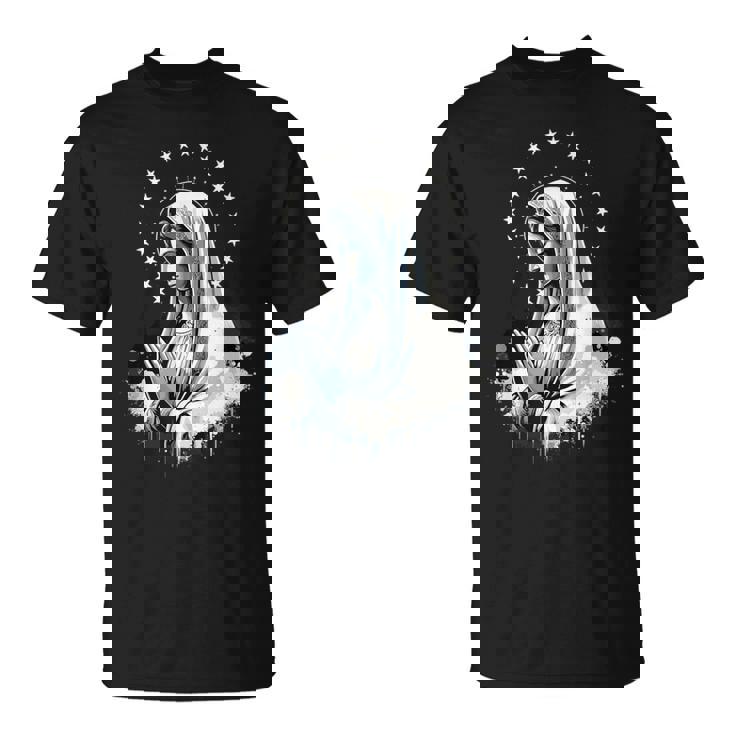 ルルドの聖母マリア 強力なシンボル 母マリア Tシャツ