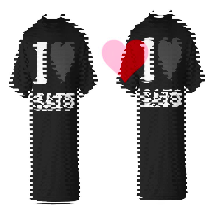 レッドハート I Loveato Tシャツ