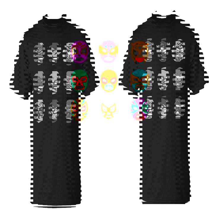 レトロ ルチャリブレ マスク オブ レジェンド レスリング 長袖tシャツ Tシャツ