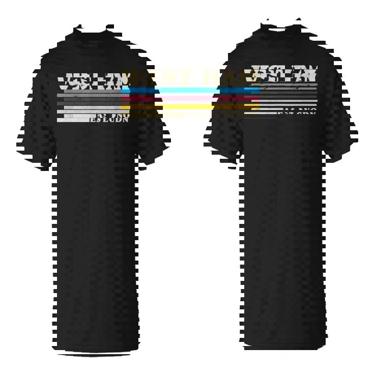 レトロストライプ ウエストハム Tシャツ