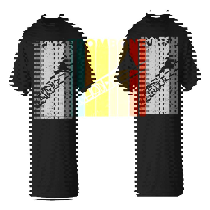 レトロトロンボーン I マーチングバンド I 吹奏楽部 I トロンボーン Tシャツ