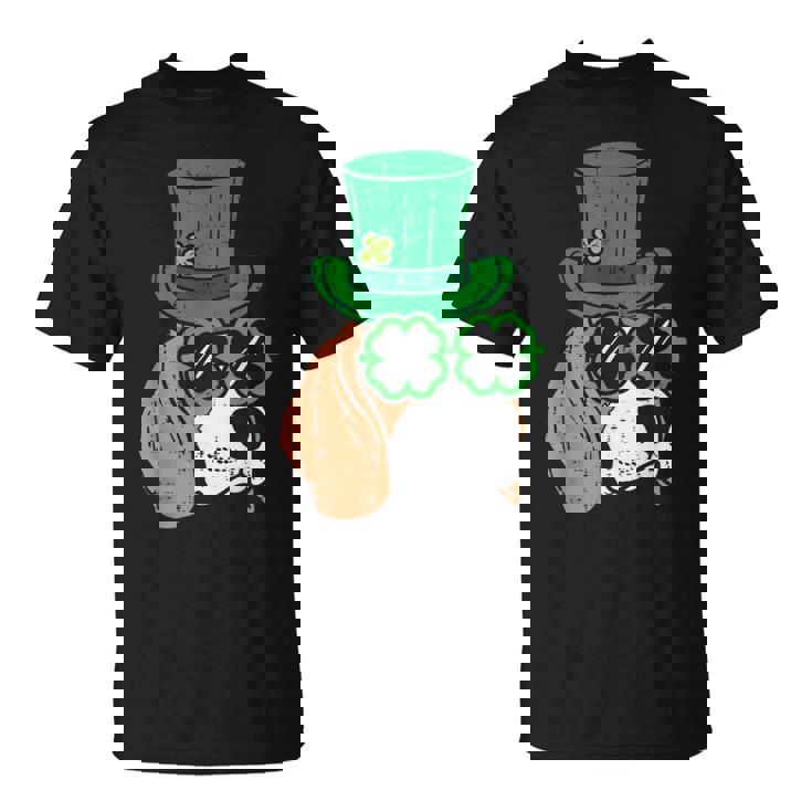 レプラコーン ビーグル シャムロックグラス セントパトリックスデー 犬の贈り物 Tシャツ