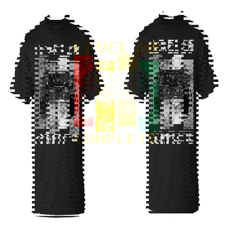 レベル20コンプリート20歳誕生日プレゼントゲーマー Tシャツ