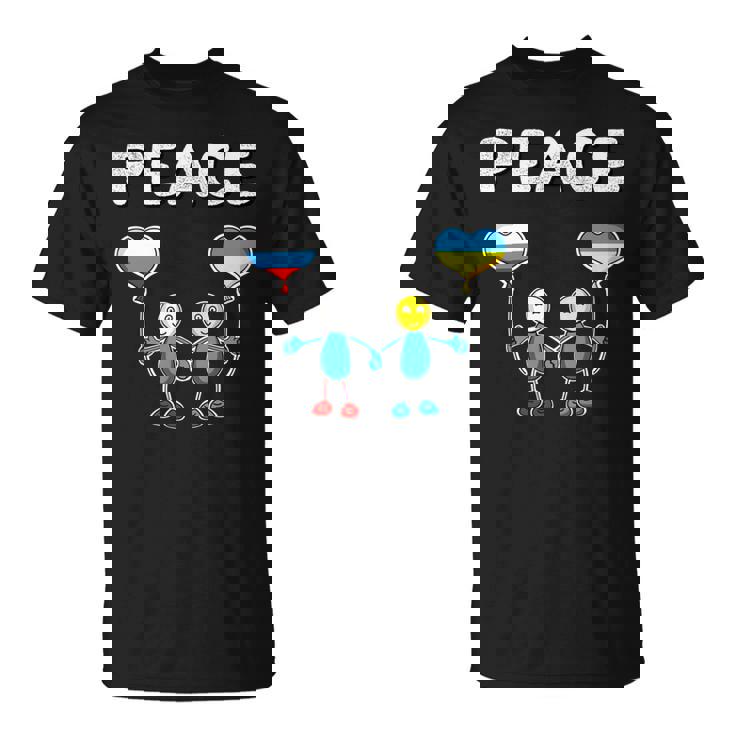 ロシアとウクライナの間の平和 長袖tシャツ Tシャツ