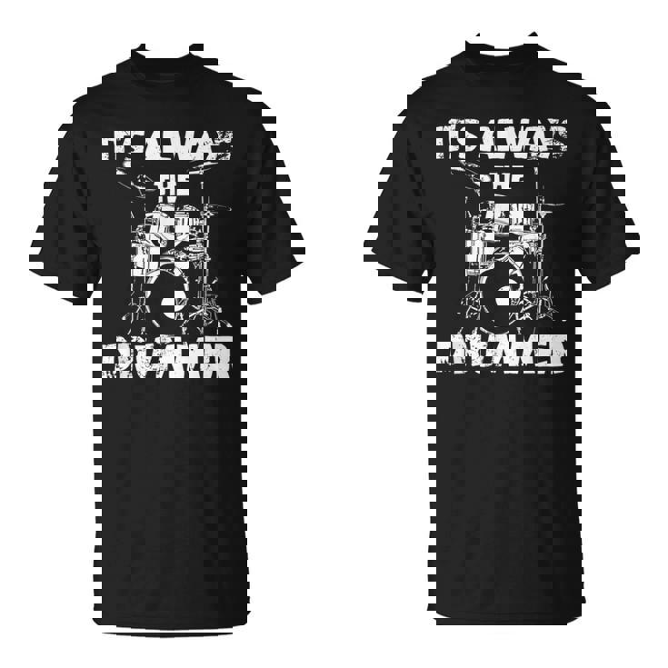 ロックミュージックドラマー Tシャツ