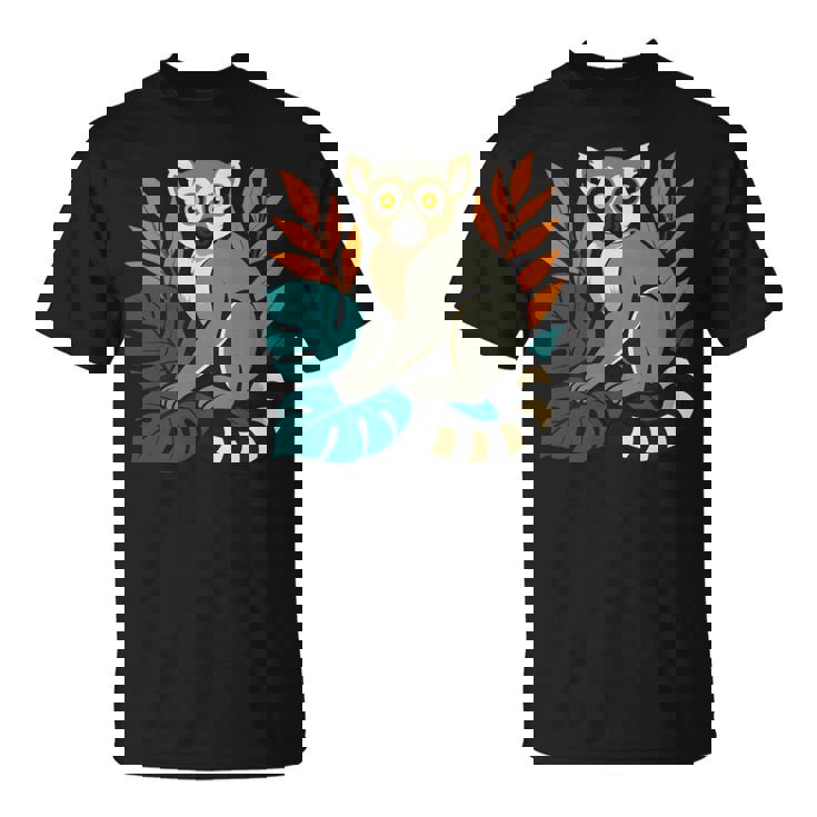 ワオキツネザル 長袖tシャツ Tシャツ