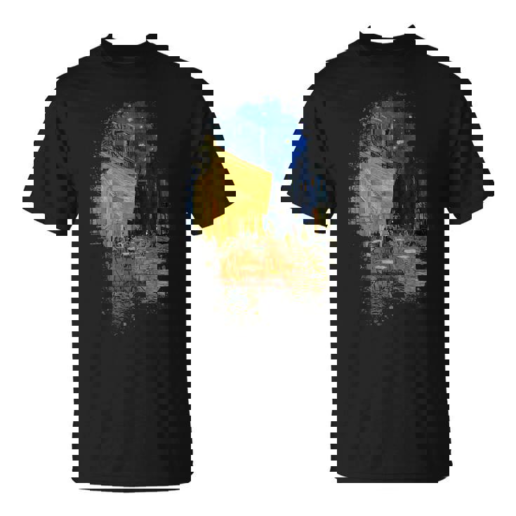 ヴィンセント・ヴァン・ゴッホ作 夜のカフェテラス Tシャツ