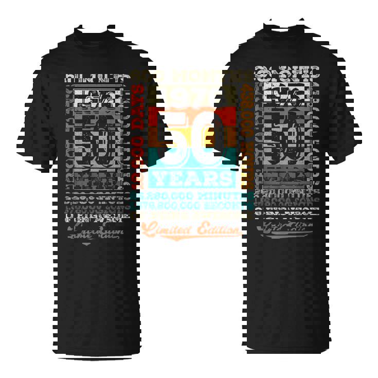 ヴィンテージ 1976 ギフト 男性 女性 長寿祝い 1976年生まれ 五十路祝い ユニークな誕生日プレゼント Tシャツ