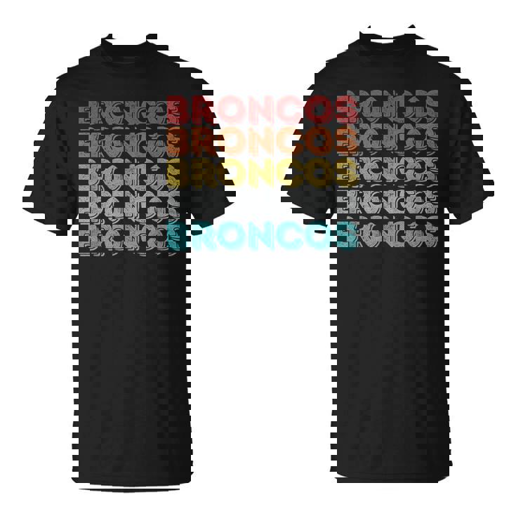 ヴィンテージ レトロ ブロンコス Tシャツ