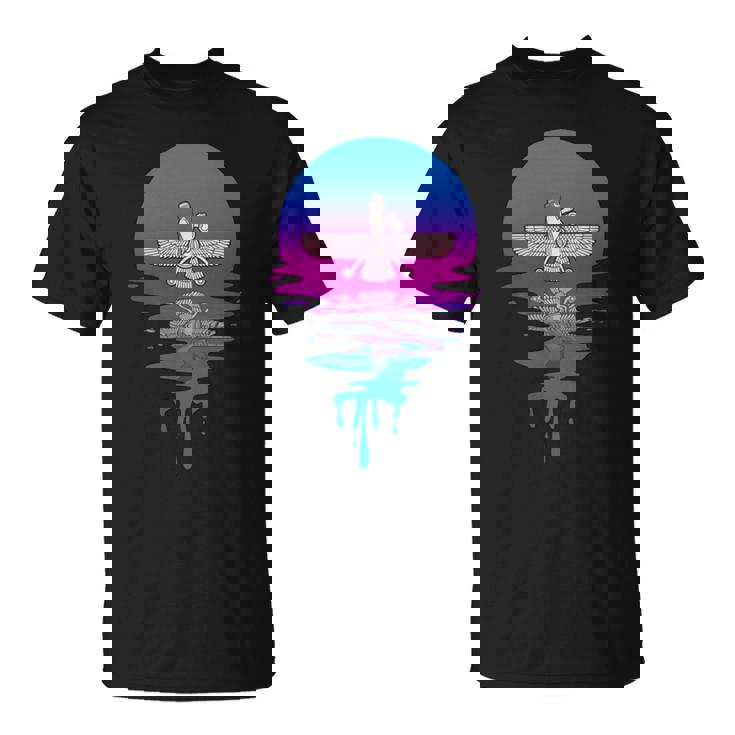 ヴィンテージ レトロ 夕日 アヌンナキ 長袖tシャツ Tシャツ