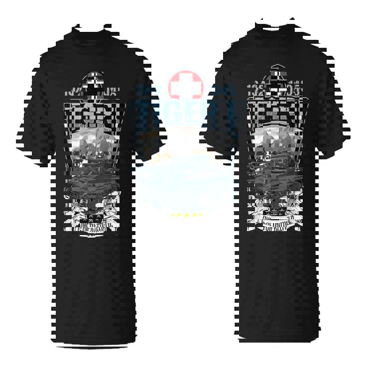 ヴィンテージ第二次世界大戦ドイツ戦車ティーガーi（1） Tシャツ