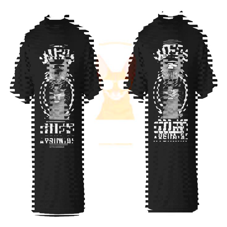 世界で最もクールなアビシニアンパパ Tシャツ